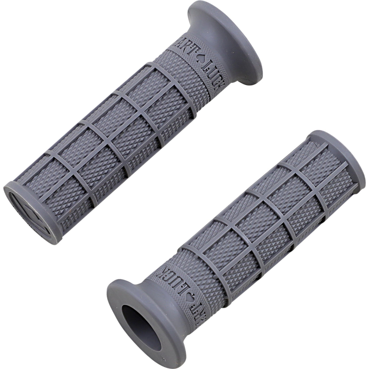 ODI 0630-2737 V02FWH Hart-Luck Signature Full-Waffle Slip-On Grips Grips - Hart-Luck - Graphite