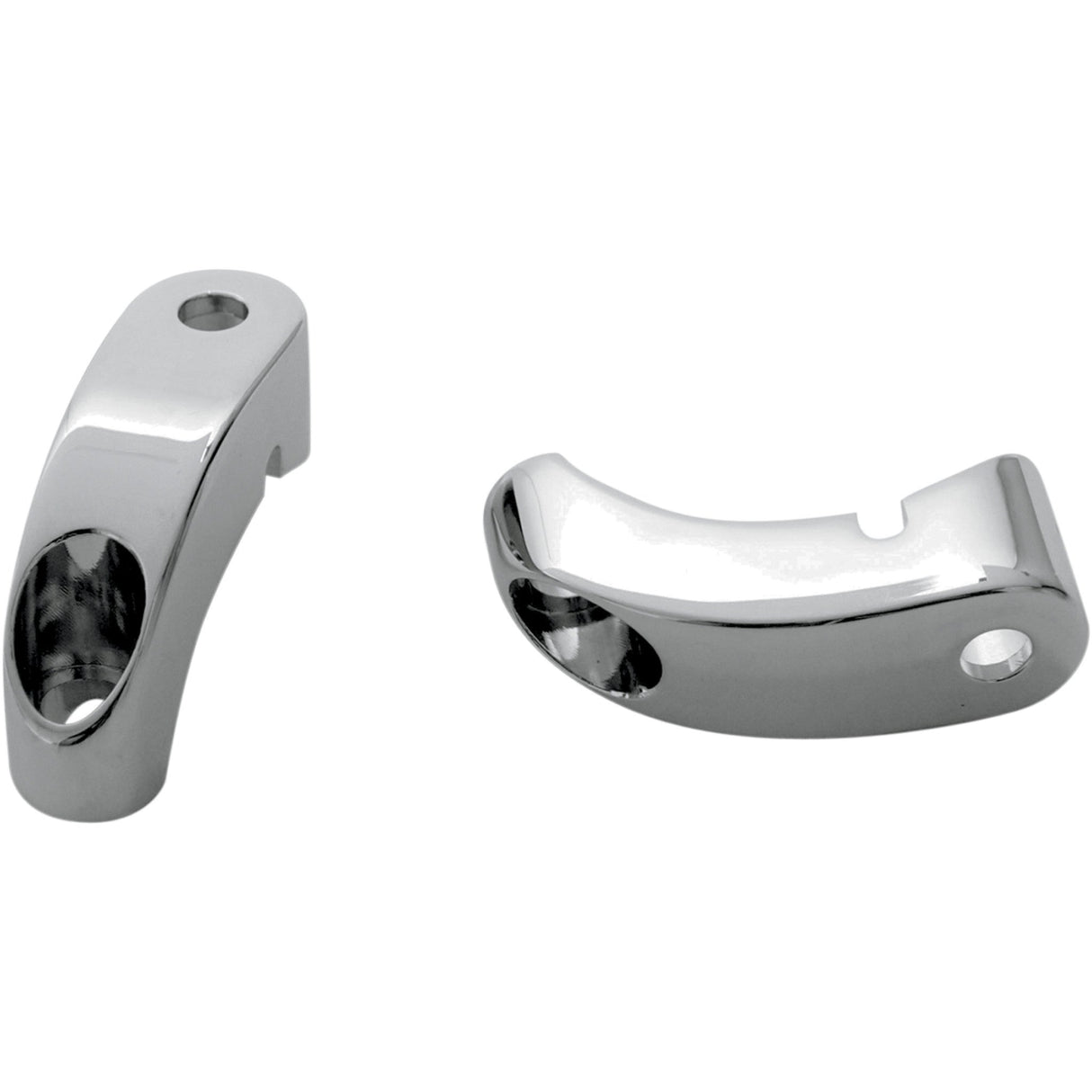 Arlen Ness Custom Turn Signal Mounts 39 Mm Front Forks Chrome - 12-737 For Harley 1987-2022