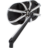 ARLEN NESS 0640-1201 13-160 Caged Series Mirror Mirror - Side View - Caged Series/10 Gauge - Black - Left