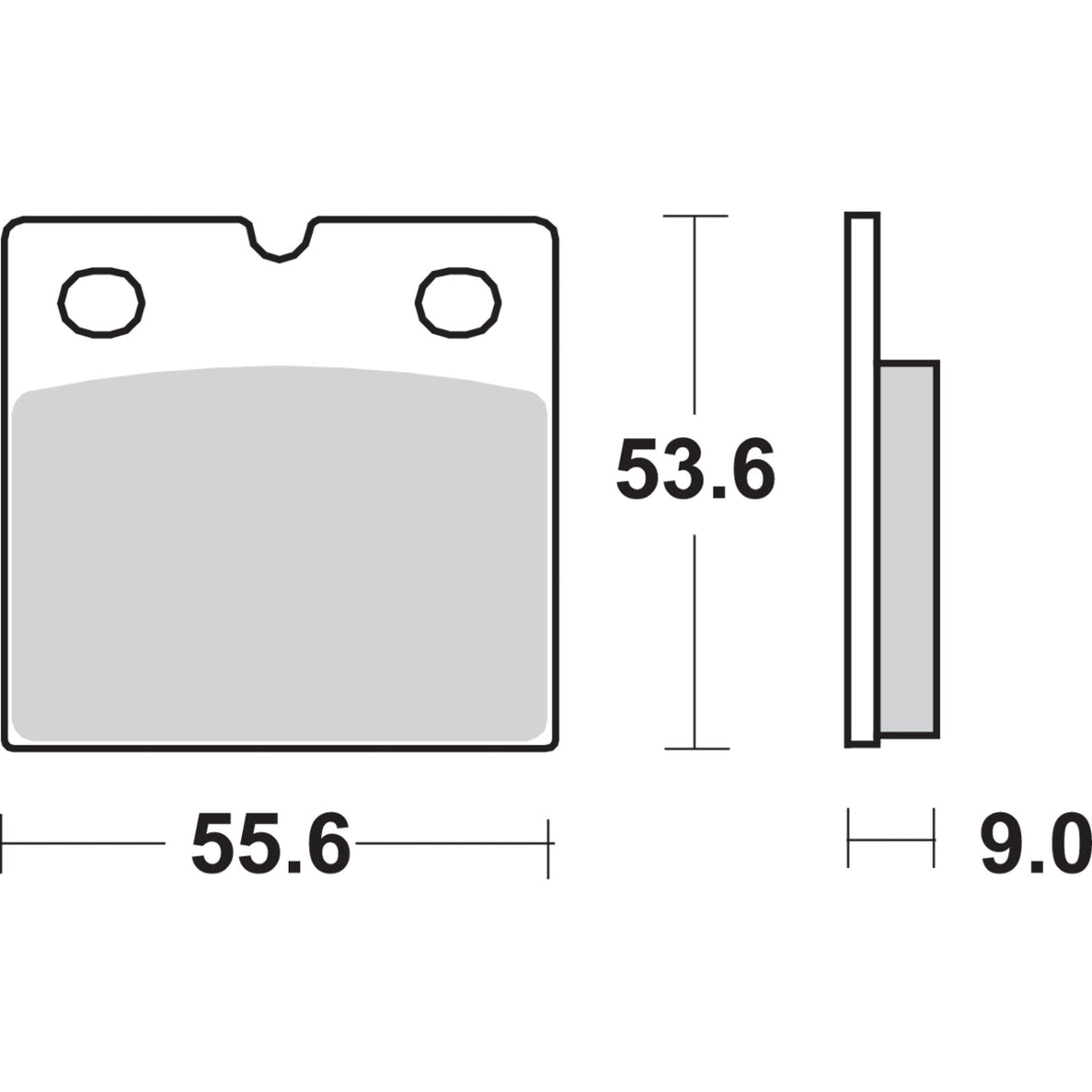 SBS HF Street Ceramic Organic Brake Pads BMW R65/80 - 506HF For BMW Motorcycles 1977-2008 | Ducati Motorcycles 1980-1992