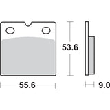 SBS HF Street Ceramic Organic Brake Pads BMW R65/80 - 506HF For BMW Motorcycles 1977-2008 | Ducati Motorcycles 1980-1992