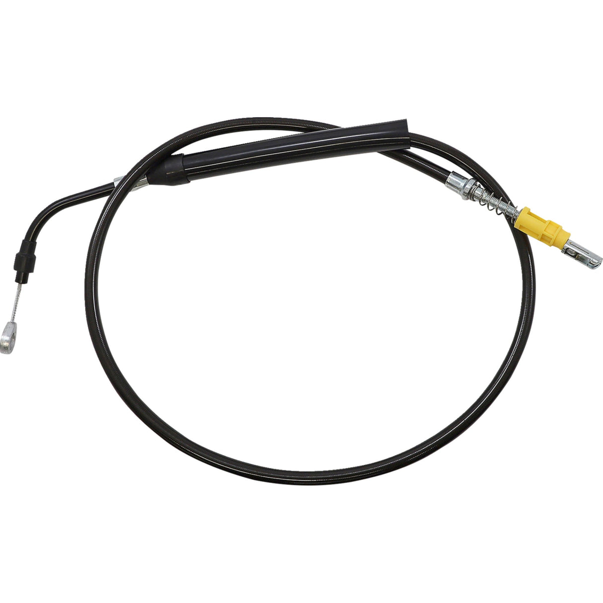 LA Choppers Midnight Braided Clutch Cable Stock Ape Hanger Handlebars - LA-8058C08M For Harley Touring 2021-2022