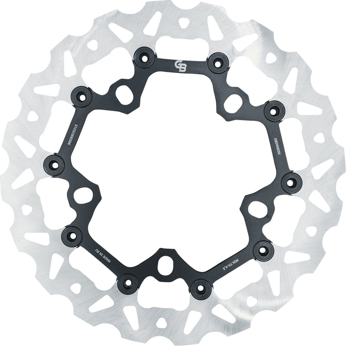 Gbrakes Oversize Wave® Brake Rotor Front 12-1/2" - GBD9003X For Harley Motorcycles 2014-2026