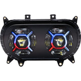 CUSTOM DYNAMICS 2001-2605 PG-RG-B ProGLOW™ Double-X LED Headlight - Black - Road Glide