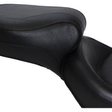 Mustang Vintage Style Seat Wide Smooth Black - 75073 For Harley Softail 2000-2007