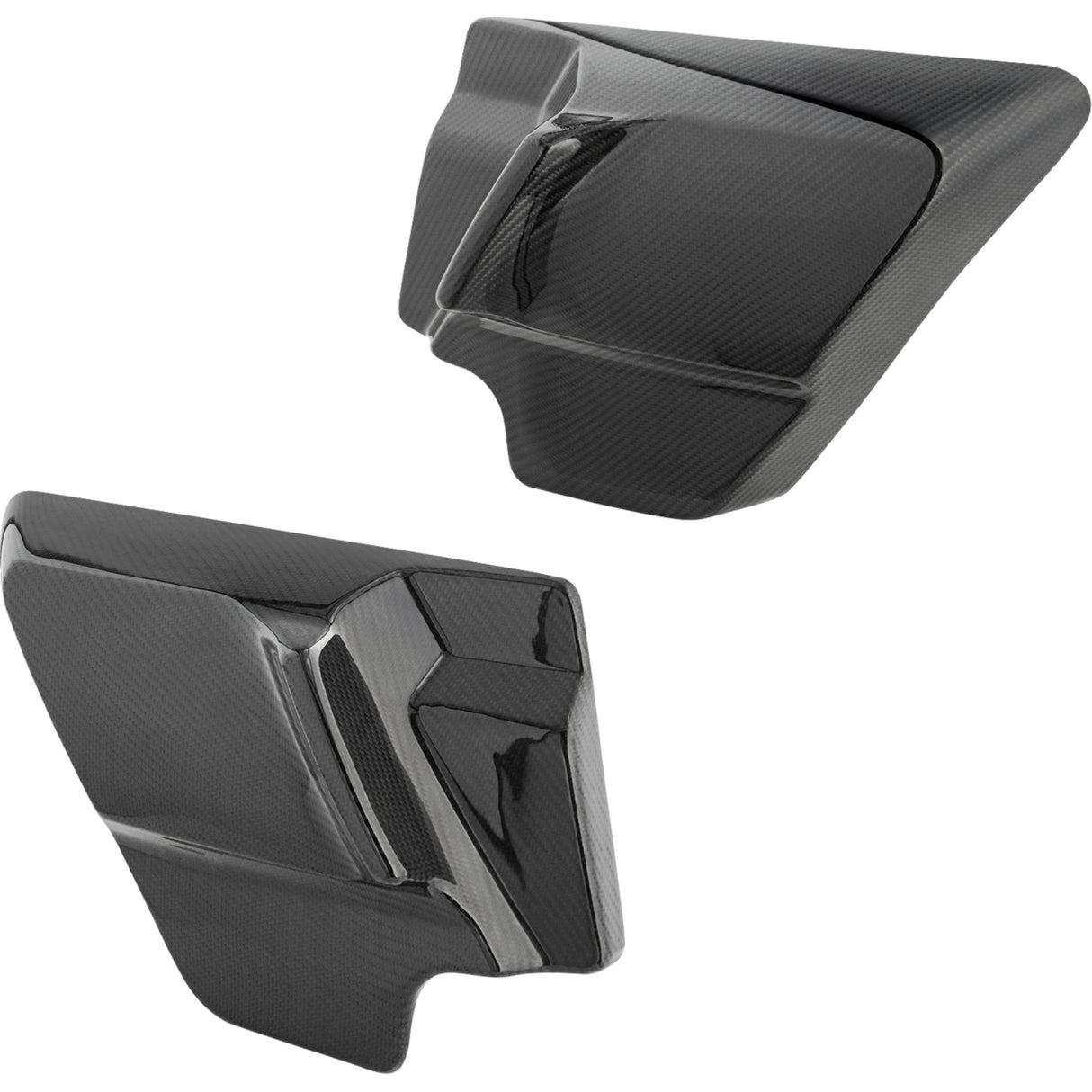Arlen Ness Carbon Fiber Side Covers - 210-201 For Harley Touring 2009-2023