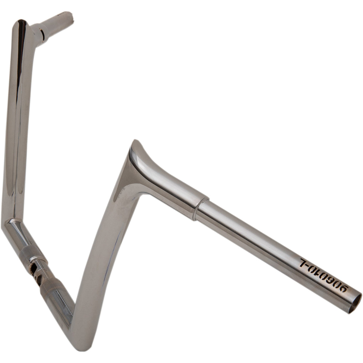FAT Baggers INC. 1-1/4" EZ Install Pointed Top Handlebar 10" Chrome - 906010 For Harley Touring 2015-2022