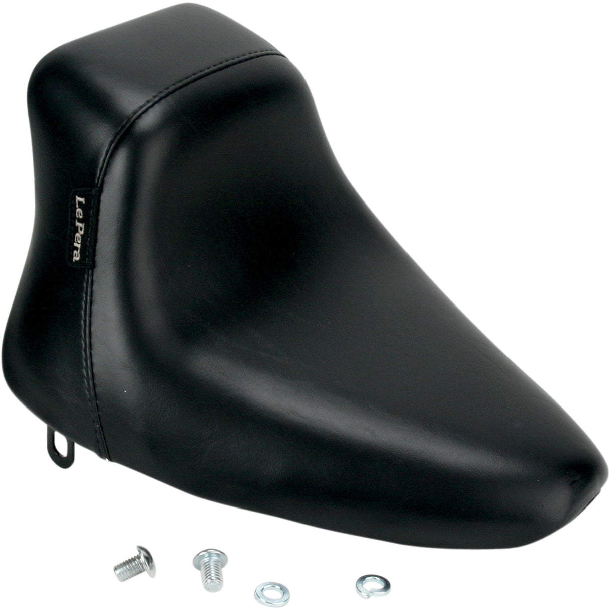 LePera Bare Bones Up-Front Solo Seat Black - LNU-007 For Harley Softail 1984-1999