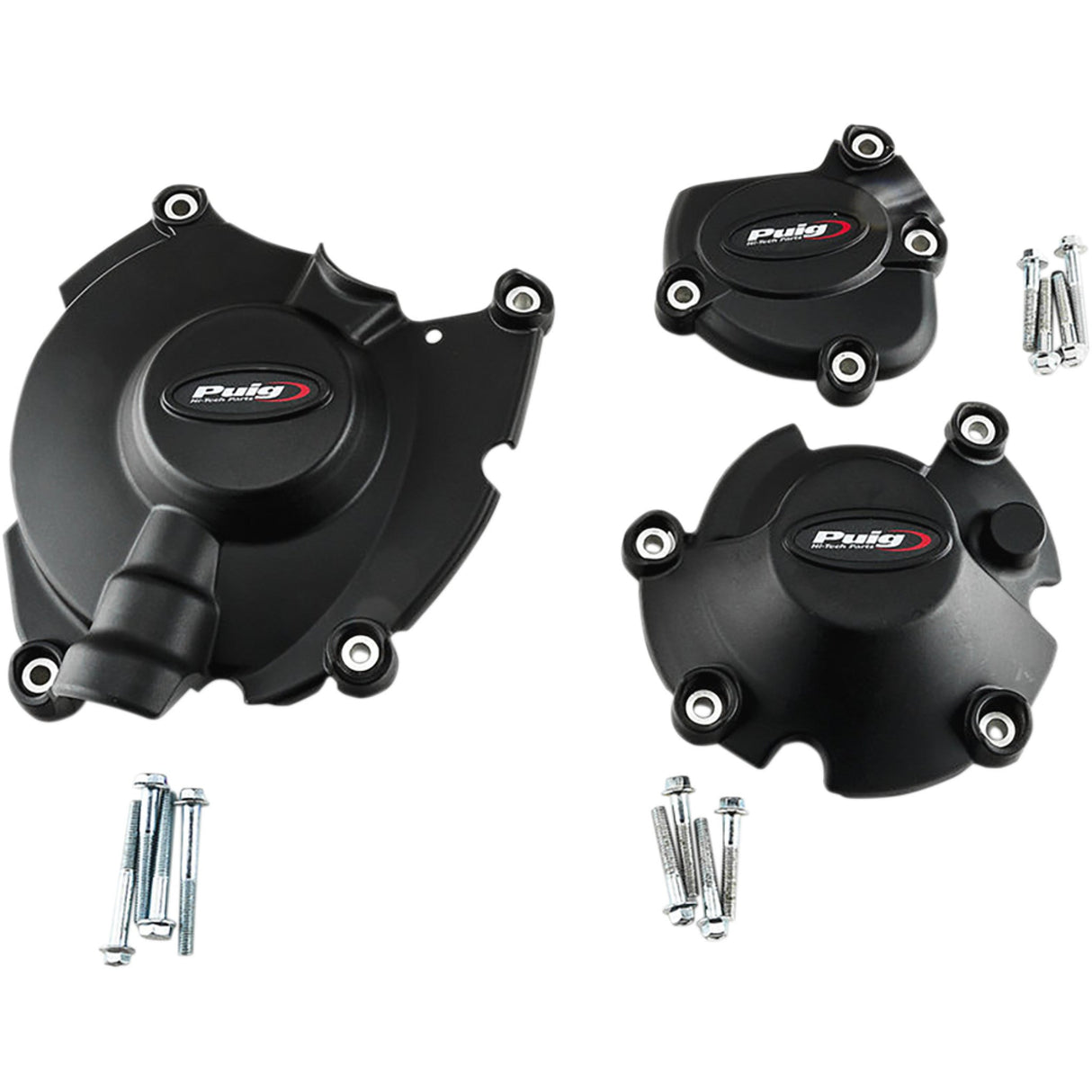 PUIG HI-TECH PARTS 0940-1880 20127N Engine Protective Cover Kit Engine Covers - Yamaha