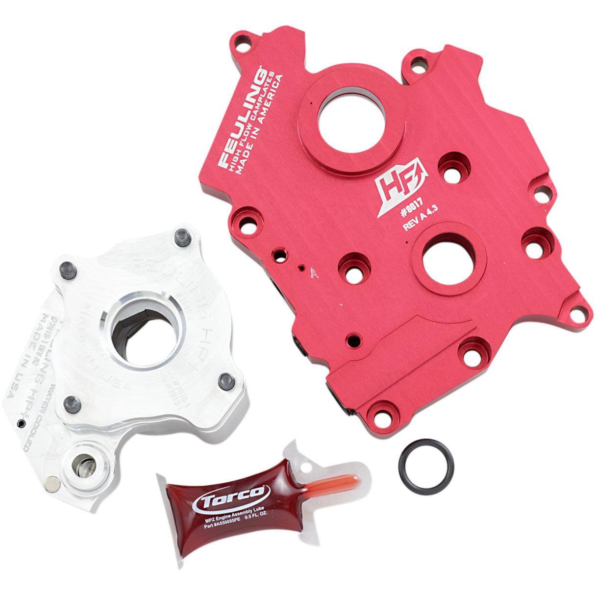 FEULING OIL PUMP CORP. 0932-0230 7198 HP+® High Volume Oil Pump - Oil Pump with Cam Plate - HP+® - Twin Cooled - M8