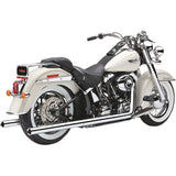 Cobra Bad Hombre Duals 2-Into-2 Exhaust System - 6984 For Harley Softail 1997-2006