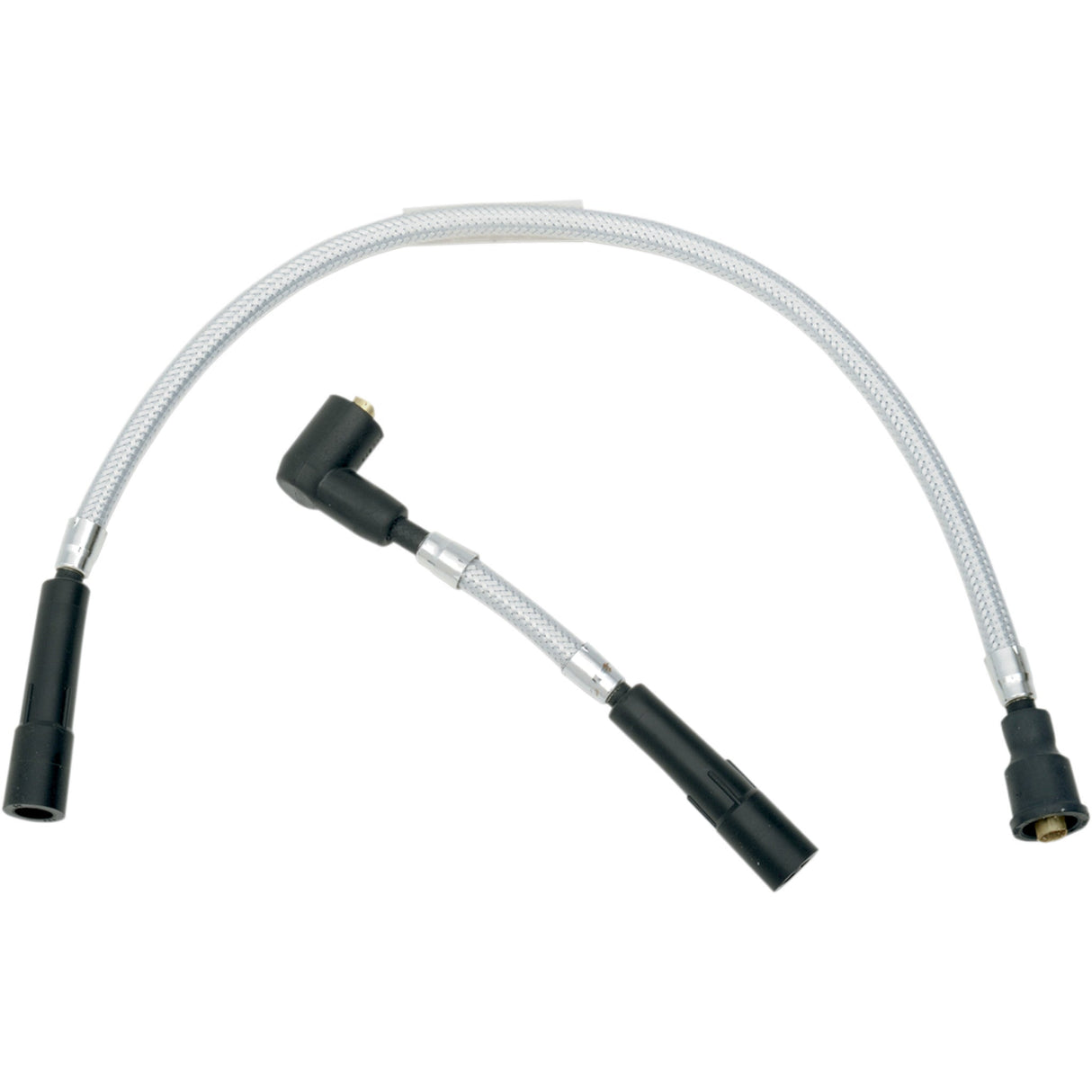 Magnum Shielding Braided Spark Plug Wire Sterling Chromite - 3043C For Harley Sportster 2007-2022