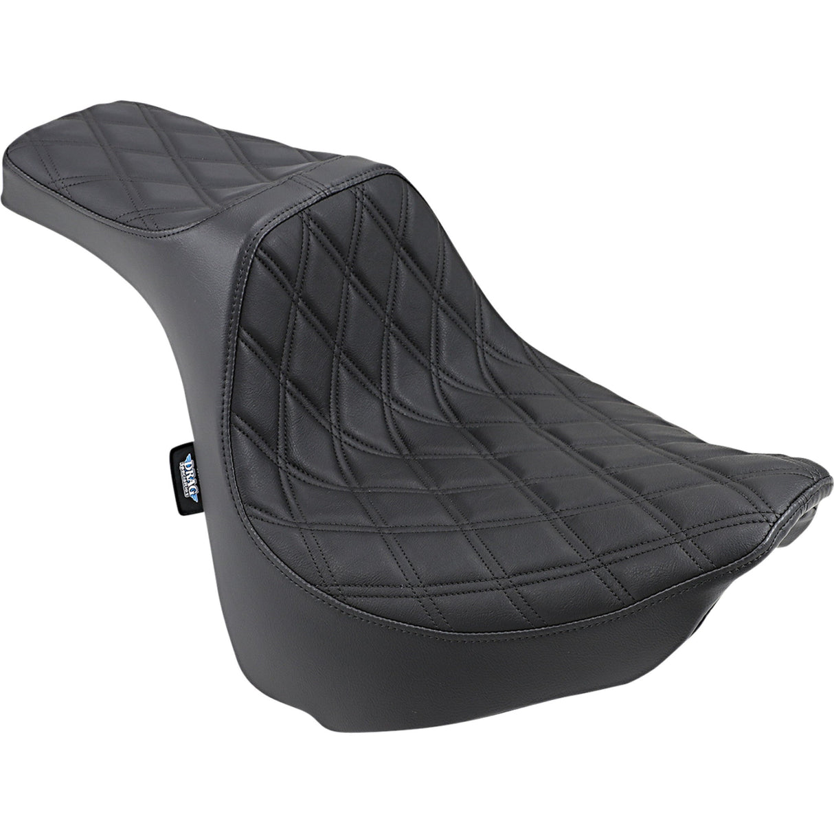 DRAG SPECIALTIES SEATS 0802-1072 Predator III Seat double diamond - black stitched - fxfb/s '18-'23
