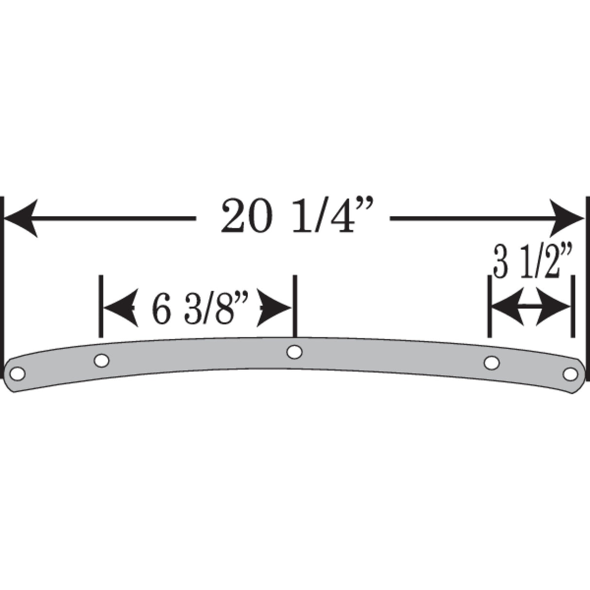 MEMPHIS SHADES 2310-0036 MEP6329 Road King Replacement Plastic - 19" - Solar