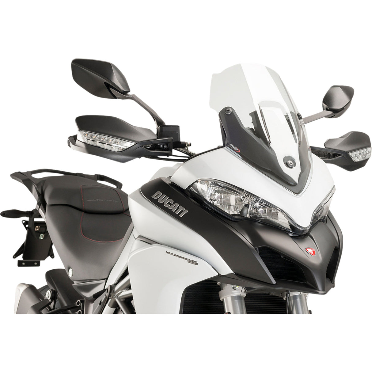 PUIG HI-TECH PARTS 2301-2646 7622W Z-Racing Windscreen Race Windscreen - 17-1/4" - Clear - Ducati