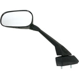 EMGO 0640-0680 20-37432 OEM-Style Replacement Mirror Mirror - Side View - Rectangle - Black - Left