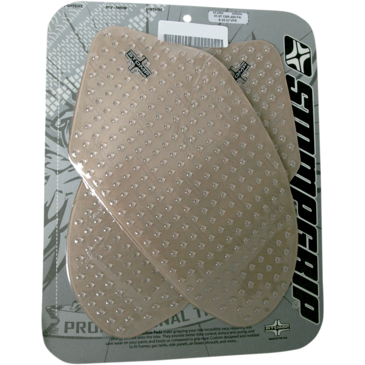Stompgrip Sticker Kit - 55-10-0019C Honda CBR600F F4I / VFR800R / Interceptor 2001-2009