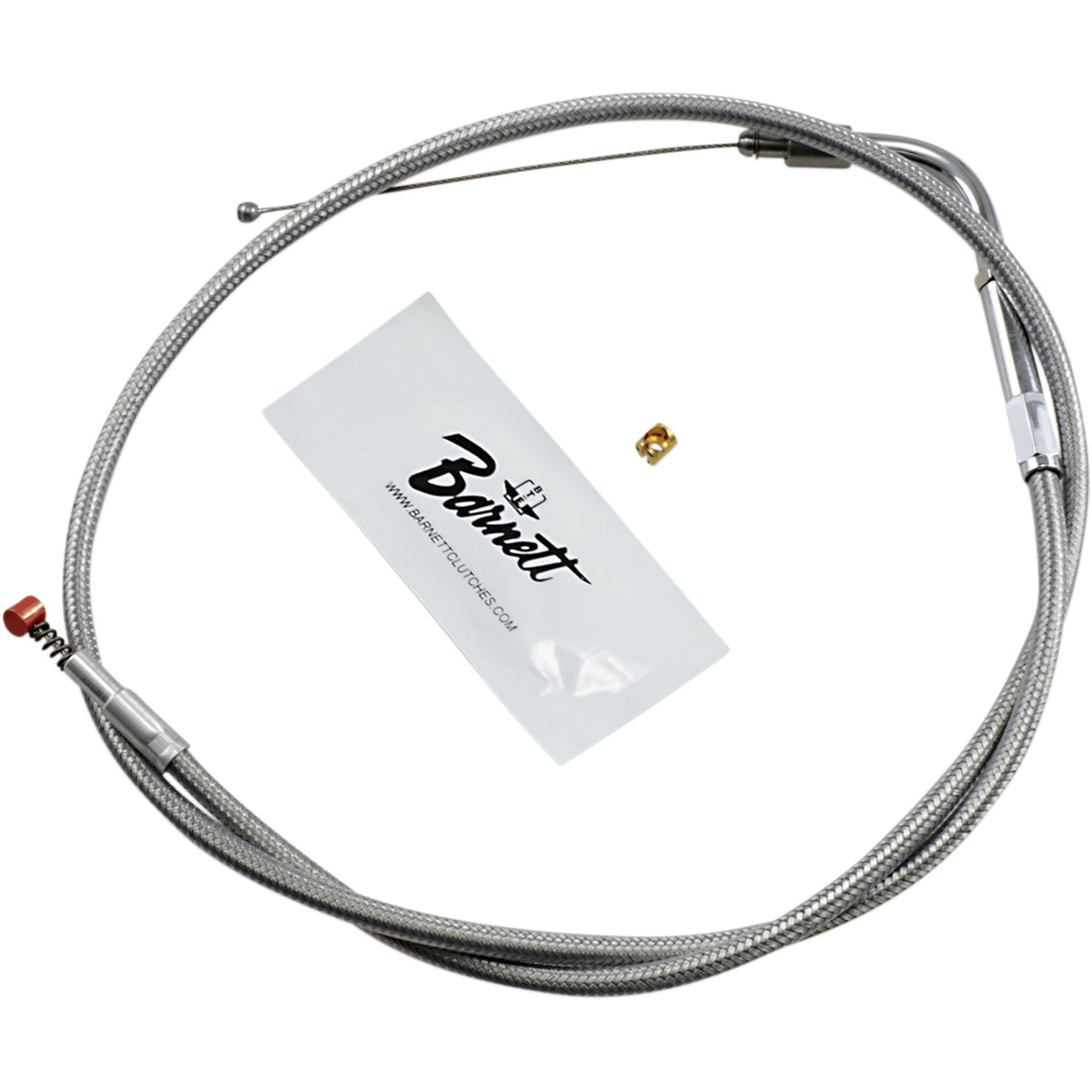Barnett Stainless Steel Throttle Idle Cable Dyna FXR Softail - 102-30-40015 For Harley 1996-2005