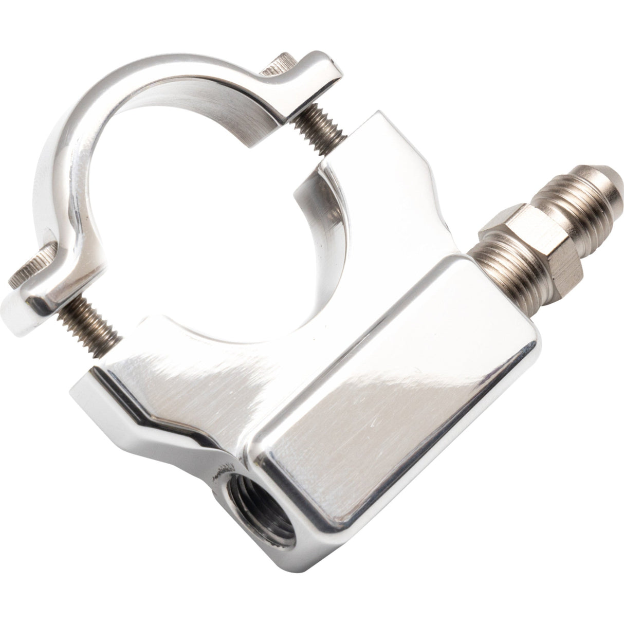 FEULING OIL PUMP CORP. 2212-0878 9051 Oil Pressure Gauge Mount - 1" - Chrome