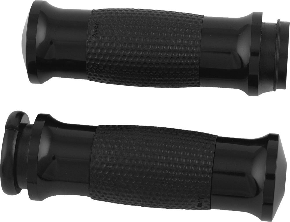 Avon Air GEL Grips With F-B-W Throttle Black - GEL-70-ANO-FLY For Harley Motorcycles 2008-2019