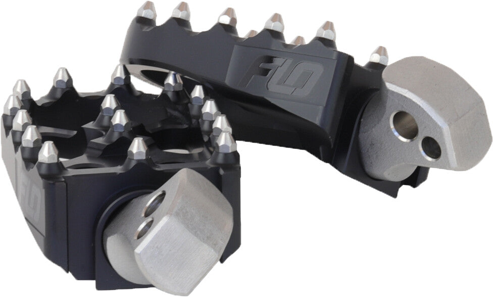 Flo Motorsports Moto Style Passenger Pegs Black M8 Softail - FPEG-800-5 For Harley Softail 2018-2021