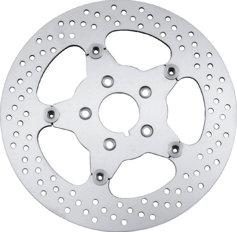 Bikers Choice 619975 84-99 Big Twin & XL 11.5 Inch Front Stainless Mirror Fltg Rotor Replaces H-D 44136-84