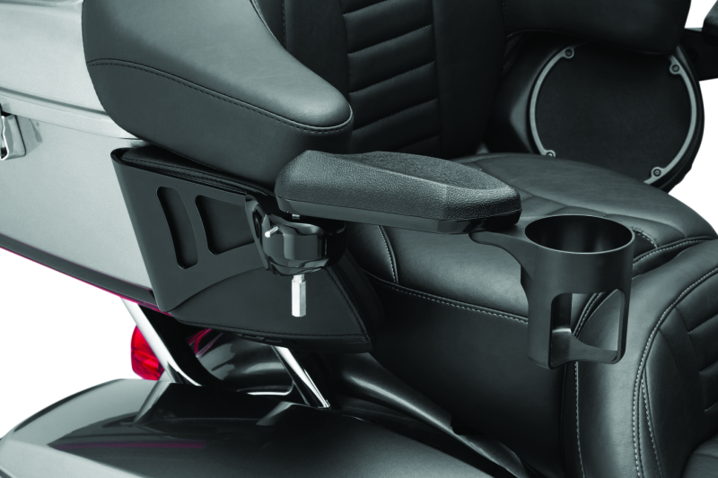 Kuryakyn Passenger Armrest & Tri Glide Black - 8700 For Harley Touring 2014-2021