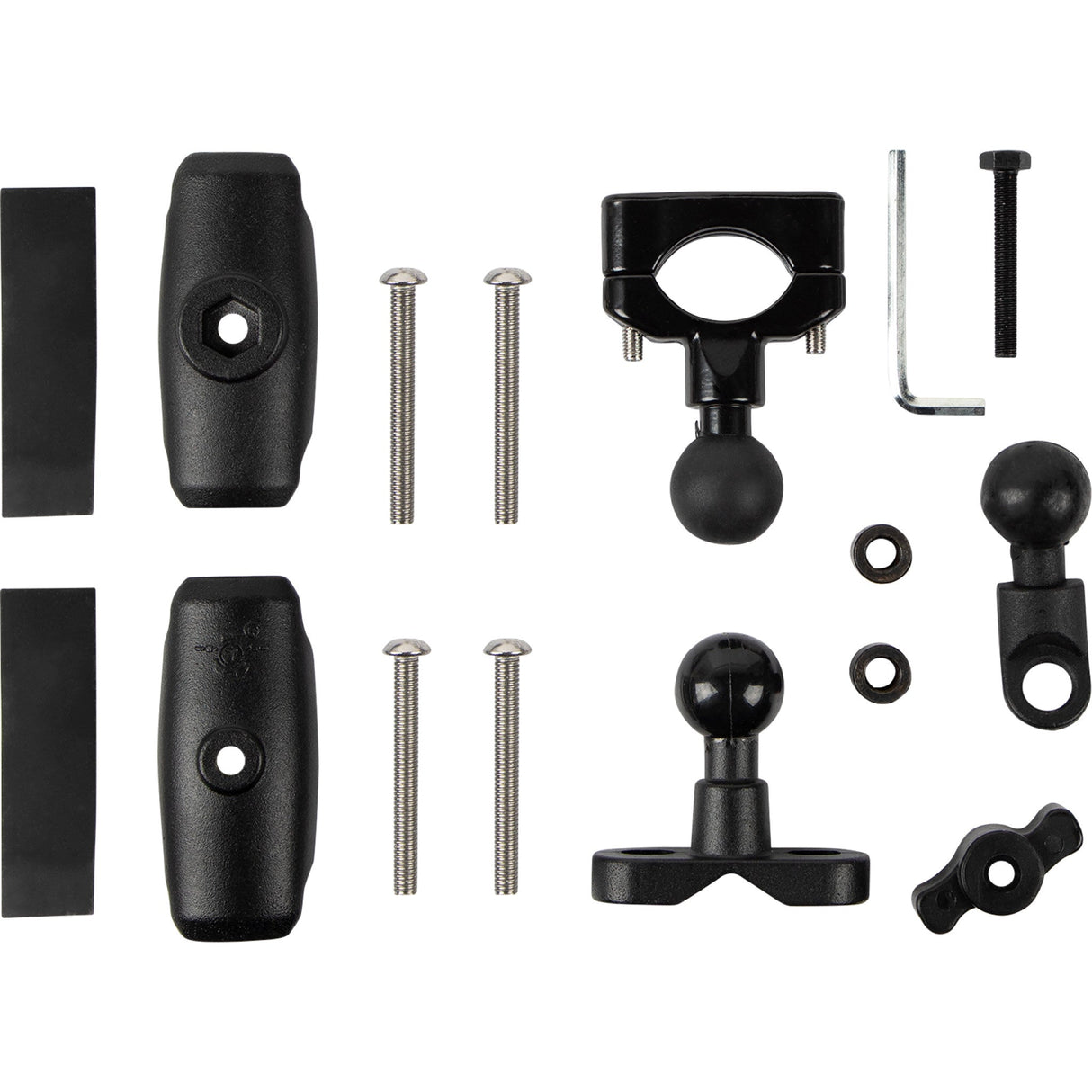 RIDEPOWER 3807-0659 RPINDTVMOUNTQD Phone Inductive Wireless Charging Mount with Quick Disconnect Power Cable Phone Charging Mount - Quick Disconnect - Ball Mount