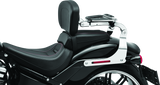 Kuryakyn Fixed Mounts Multi-Purpose Driver & Passenger Backrest Black - 7081 For Harley Softail 2018-2021