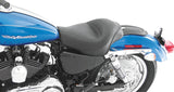 Mustang Motorcycle Mustang 4.5 GAL Standard Touring Solo Seat Black - 76159 For Harley Sportster 2004-2021