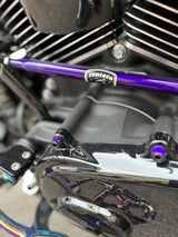 Santoro Fabworx Shift Linkage Purple FLH FLT - SF30015 For Harley Touring 1984-2026