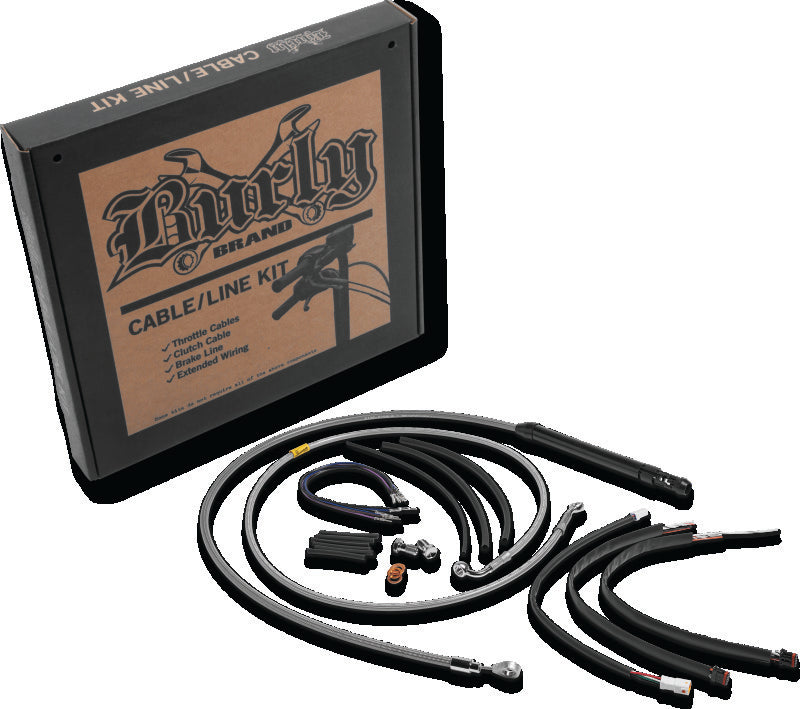 Burly Brand Control Kit 16in Gorilla Stainless Steel - B30-1244 For Harley Softail 2018-2024