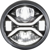 Koso North America 28-61024 GA030100 7" ZENITH LED HEADLIGH H4 PLUG