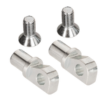 Burly Brand MX Style Mini Footpegs Black - B13-1010B For Harley Motorcycles 1997-2024 | Yamaha Watercraft 1998-2004