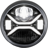 Koso North America 28-61024 GA030100 7" ZENITH LED HEADLIGH H4 PLUG