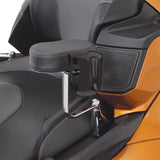Show Chrome Passenger Beverage Holder Black - 52-836BK For Honda Motorcycles 1988-2024 | Can-Am Spyder 2010-2024