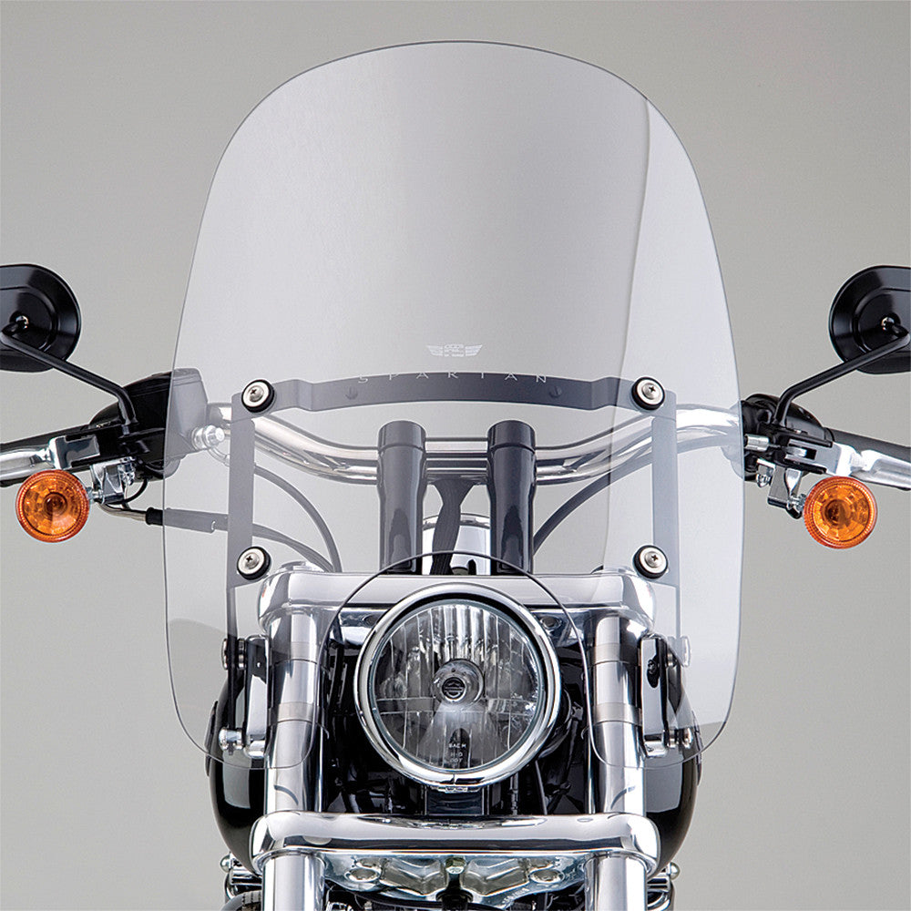 National Cycle 562-20101 N21201 SPARTAN WINDSHIELD CLEAR QUICK RELEASE 18.5"
