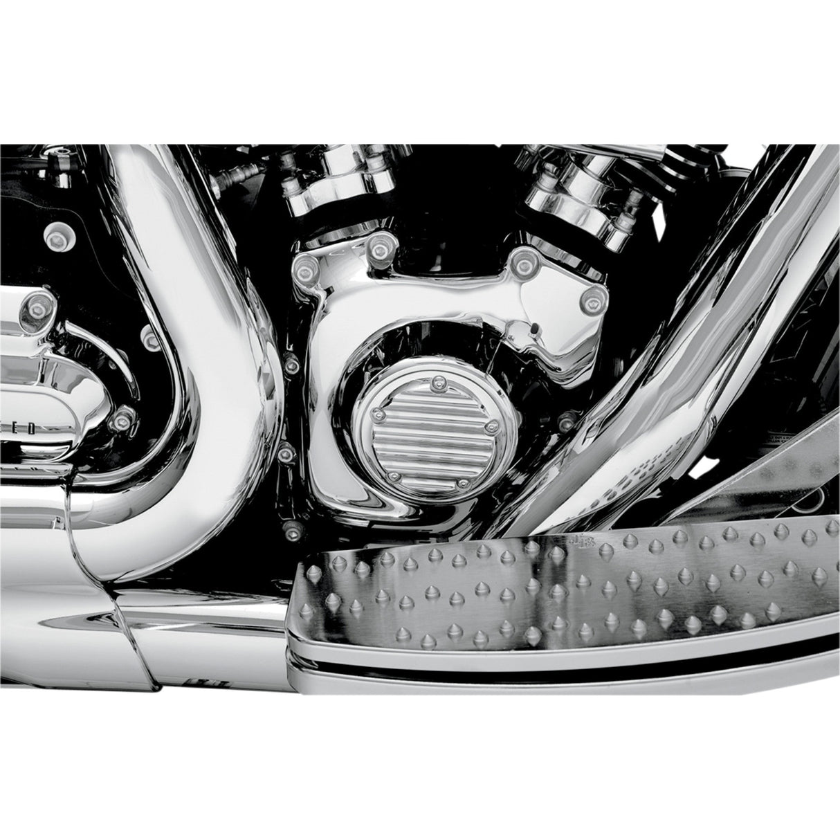 JOKER MACHINE 0940-0584 02-99FN Points Cover - Finned - 5 Hole - Chrome