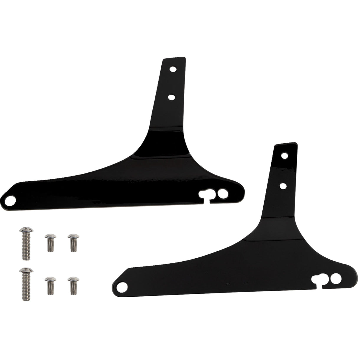 COBRA 1501-0453 602-1102B Square Sissy Bar - Mini Sissy Bar - Black - Dyna
