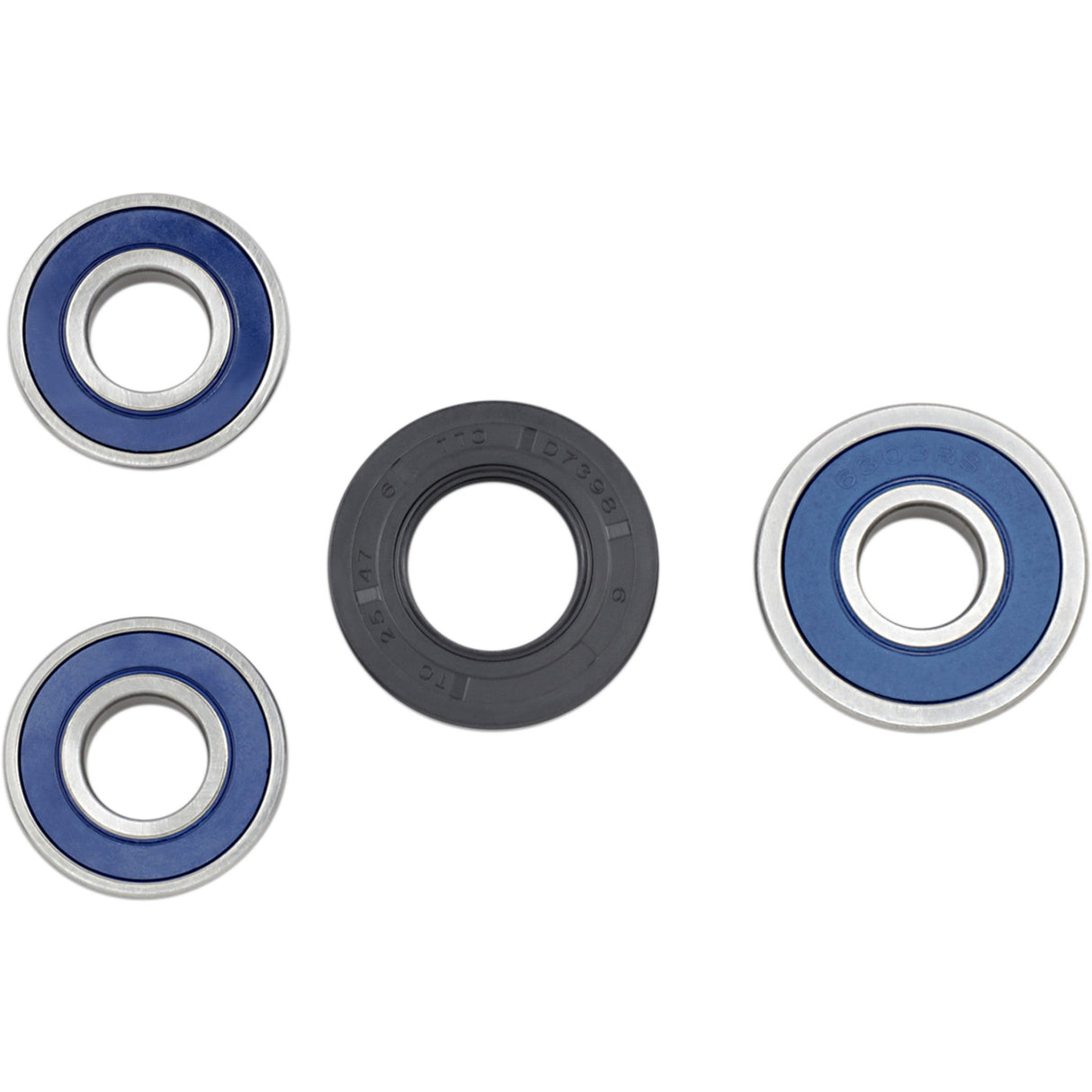 ALL Balls Wheel Bearing Kit Rear - 25-1422 For Yamaha 900 Seca / 1100 Star / 500 Max 1999-2001 | Honda CRF150F / CRF230F 2003-2019