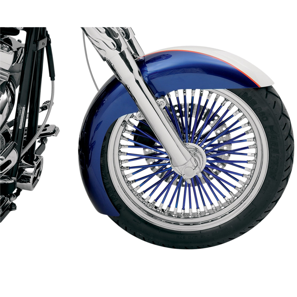 Klock Werks Tire Hugger Front Fender For Dresser Black 21" HD Touring Trike - KWF-01-0113 For Harley Touring 1983-2013