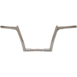 FAT Baggers INC. 1-1/4" EZ Install Pointed Top Handlebar 10" Chrome - 907010 For Harley Touring / Softail / Road King / Road Glide 1994-2023