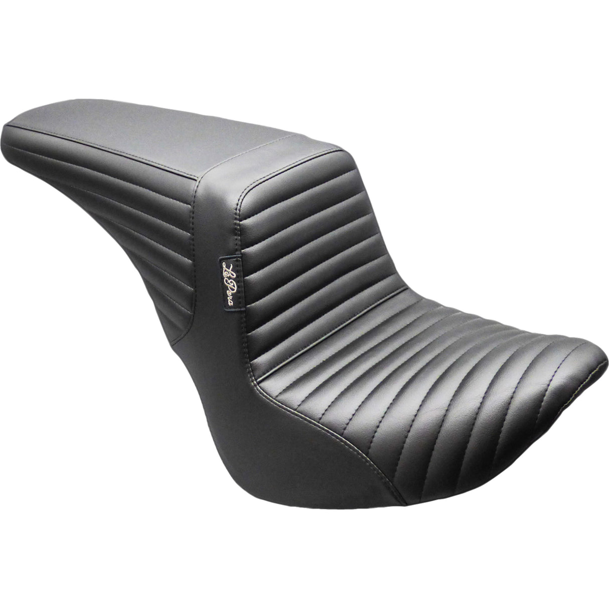 LePera Kickflip Upfront Seat Pleated Black FL FX - LYU-590PT For Harley Softail 2018-2025