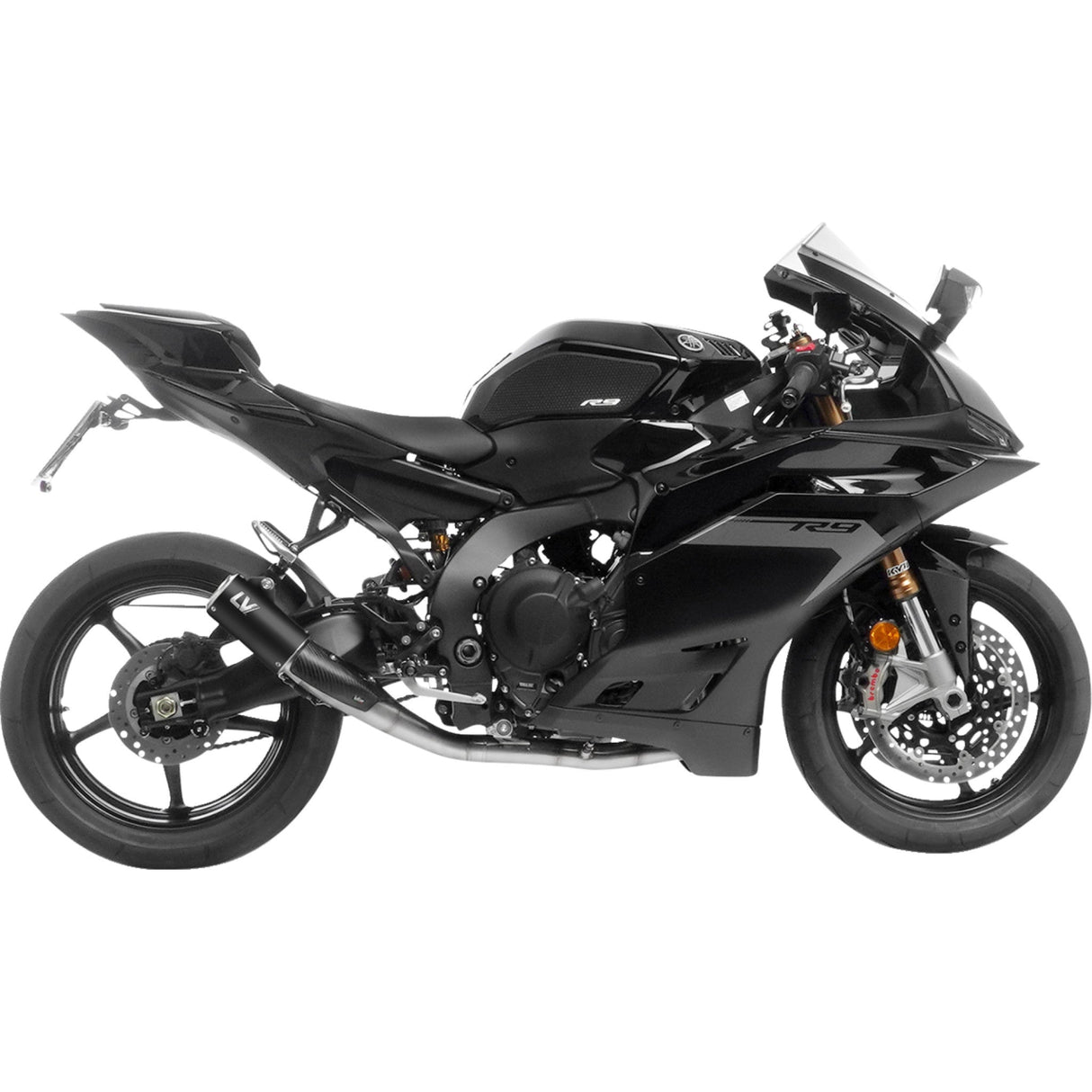 LEOVINCE 1810-3290 15415BU 3-into-1 LV Corsa Exhaust System black - yzf-r9
