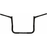 FAT Baggers INC. 1-1/4" EZ Install Pointed Top Handlebar 12" Black - 945012-B For Harley Street Glide 2023-2026