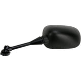 EMGO 0640-0069 20-35222 OEM-Style Replacement Mirror Mirror - Side View - Rectangle - Black - Left
