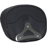 MUSTANG 0822-0647 88450GM Deluxe Sissy Bar Pad diamond - gunmetal stitch - flt/flh '23-'25