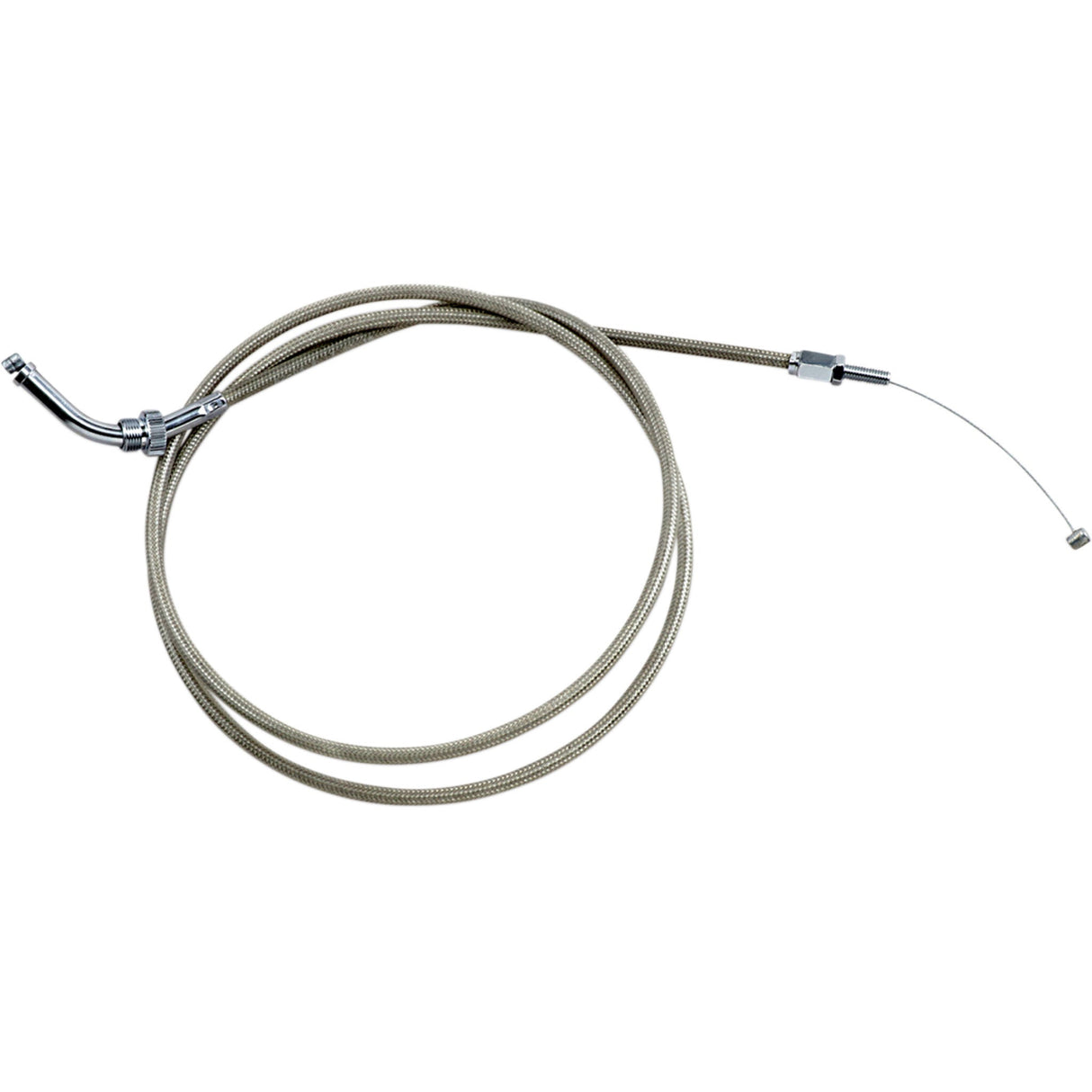 MOTION PRO 0650-0803 62-0418 Armor Coat Stainless Steel Throttle/Idle Cable for Cruisers push - vtx18