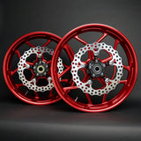 ARLEN NESS 0210-0424 71-586 Speed 5 Forged Wheel-Red - 18x5.5