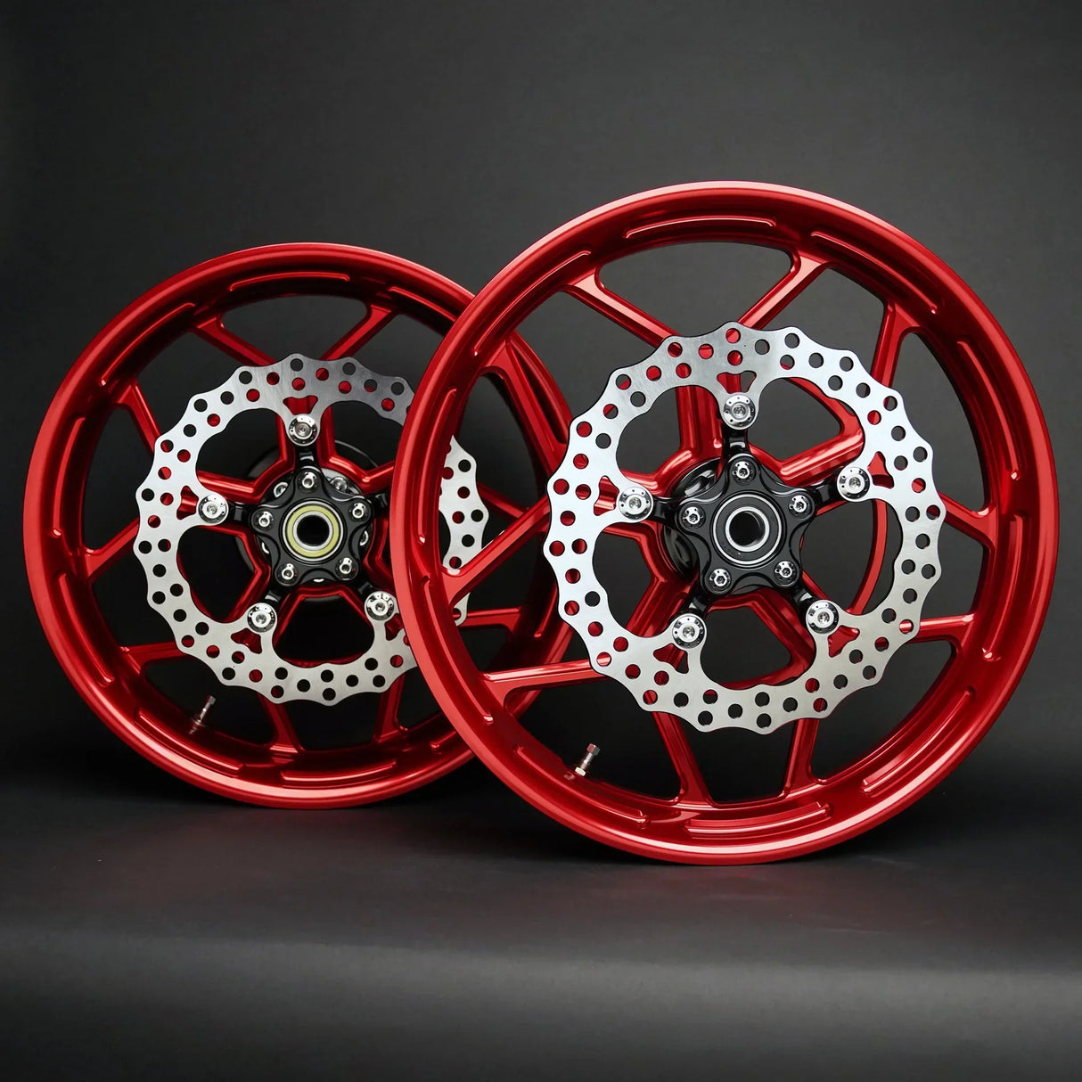 ARLEN NESS 0210-0425 71-587 Speed 5 Forged Wheel-Red - 19x3.25